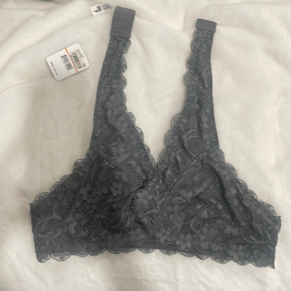 Free People Lace Halter Bralette
